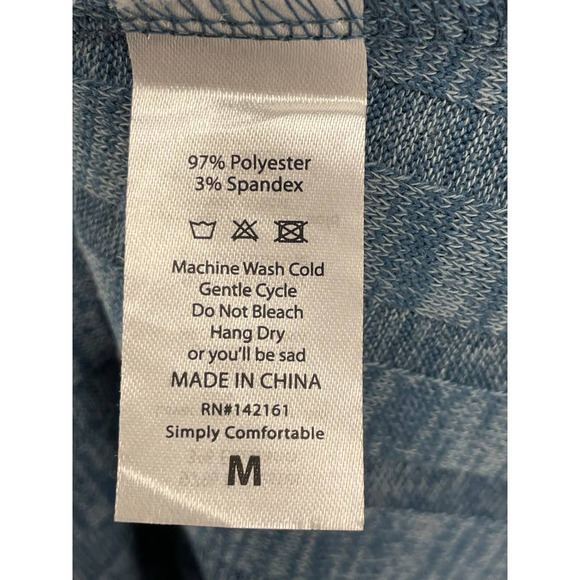 Lularoe Sarah Cardigan Duster Sweater Ribbed Blue Marl Knit M - Picture 8 of 9